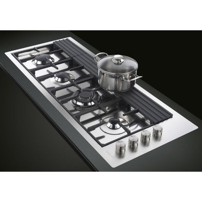 FOSTER S4000 LINE XL 7284042 Piano Cottura Gas in Acciaio Inox Satinato 4 Fuochi cm. 118 x 46,5