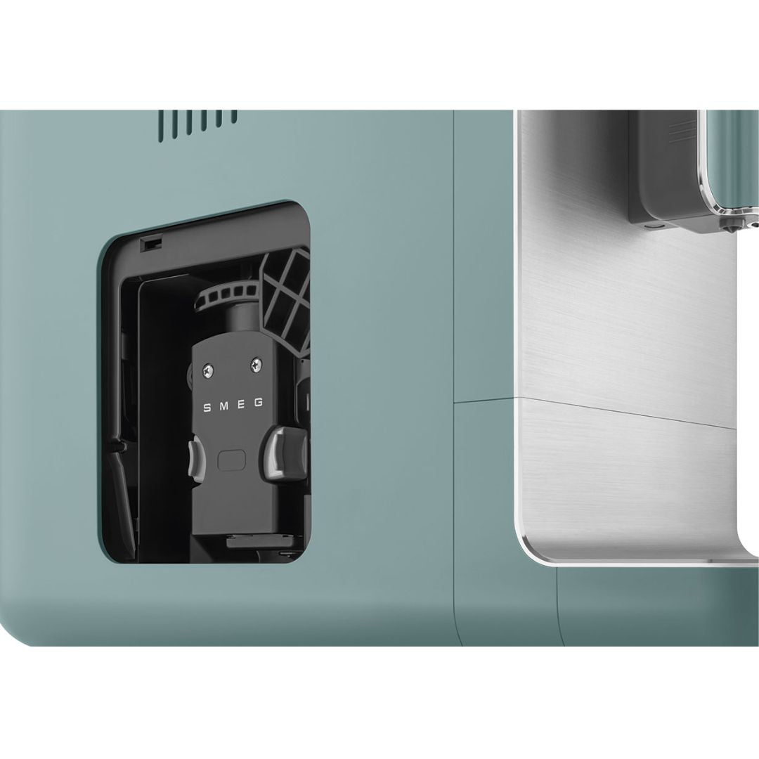 SMEG BCC01EGMEU Macchina Caffè Espresso Automatica Verde Smeraldo 1350W 1.4 Lt.