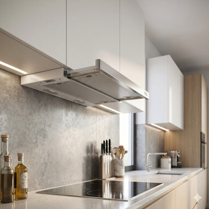 FRANKE XS 315.0608.795 Cappa Integrata Estraibile Aspirante 60 cm Inox e Vetro