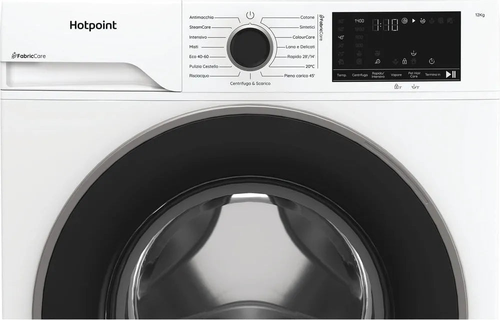 HOTPOINT HB123CAREIT Lavatrice Libera Installazione 12 Kg A-30% 1300 Giri Inverter