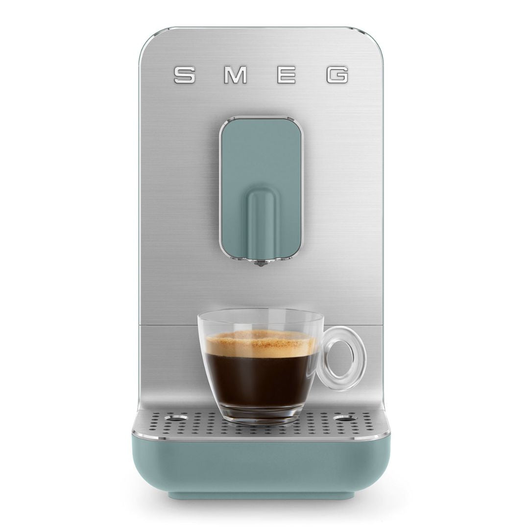 SMEG BCC01EGMEU Macchina Caffè Espresso Automatica Verde Smeraldo 1350W 1.4 Lt.