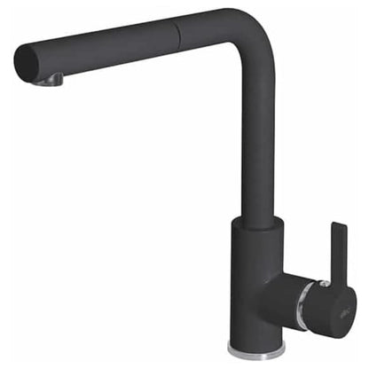 ELLECI MGKC0240 Rubinetto Miscelatore Lavello Cucina Doccetta Estraibile Nero 40