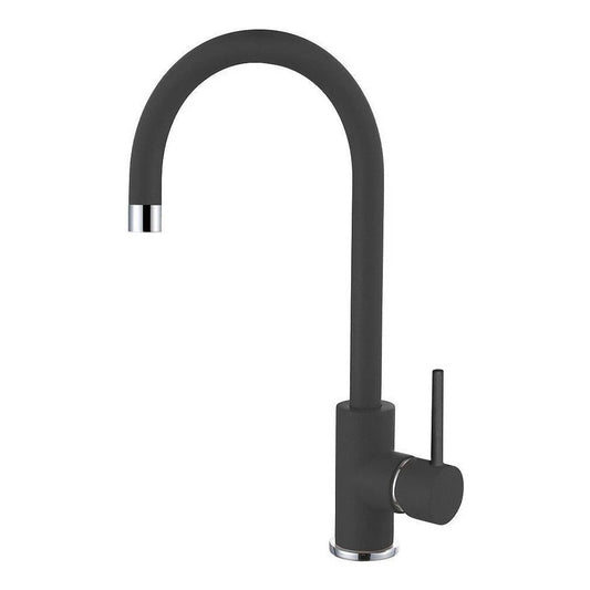 ELLECI MGKCLO40 Rubinetto Miscelatore Cucina Monocomando Lavello Nero 40 Cloud