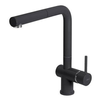 ELLECI MGKSTP40 Rubinetto Cucina Doccia Estraibile Miscelatore Monocomando Nero 40