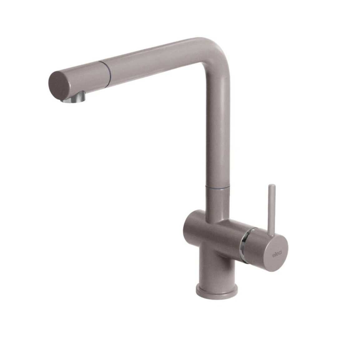ELLECI MGKSTR43 Rubinetto Miscelatore Doccetta Estraibile Granitek Tortora 43