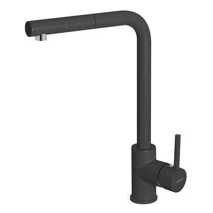 ELLECI MGKTRP40 Miscelatore Rubinetto Cucina Doccetta Estraibile TRAIL PLUS Nero 40