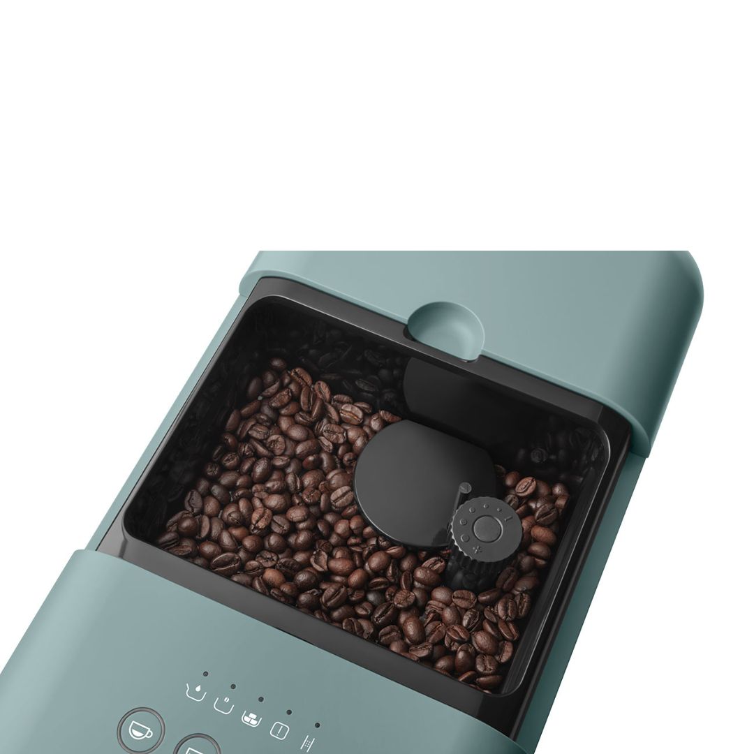 SMEG BCC01EGMEU Macchina Caffè Espresso Automatica Verde Smeraldo 1350W 1.4 Lt.