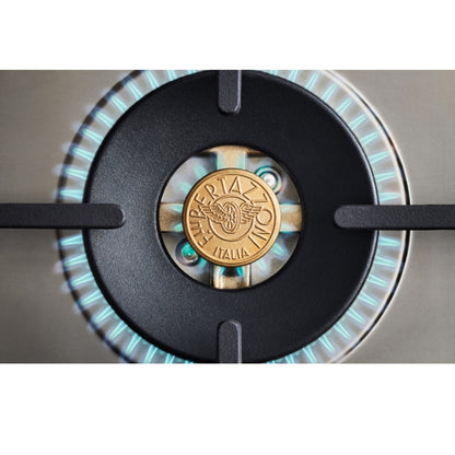 F.LLI BERTAZZONI P755CPRONE Piano Cottura Gas 5 Fuochi Nero Opaco cm. 75 x 52