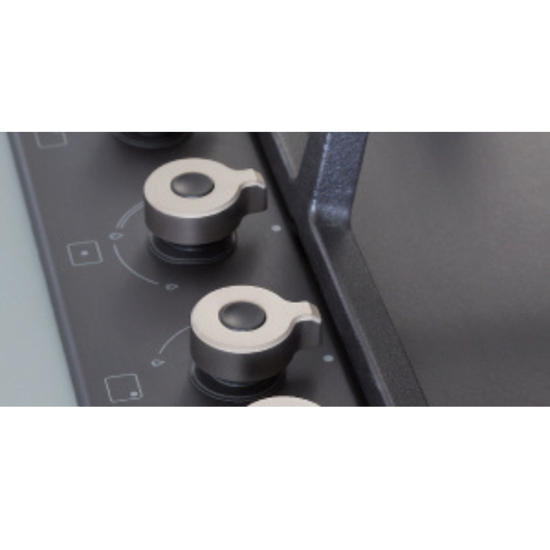F.LLI BERTAZZONI P755CPRONE Piano Cottura Gas 5 Fuochi Nero Opaco cm. 75 x 52