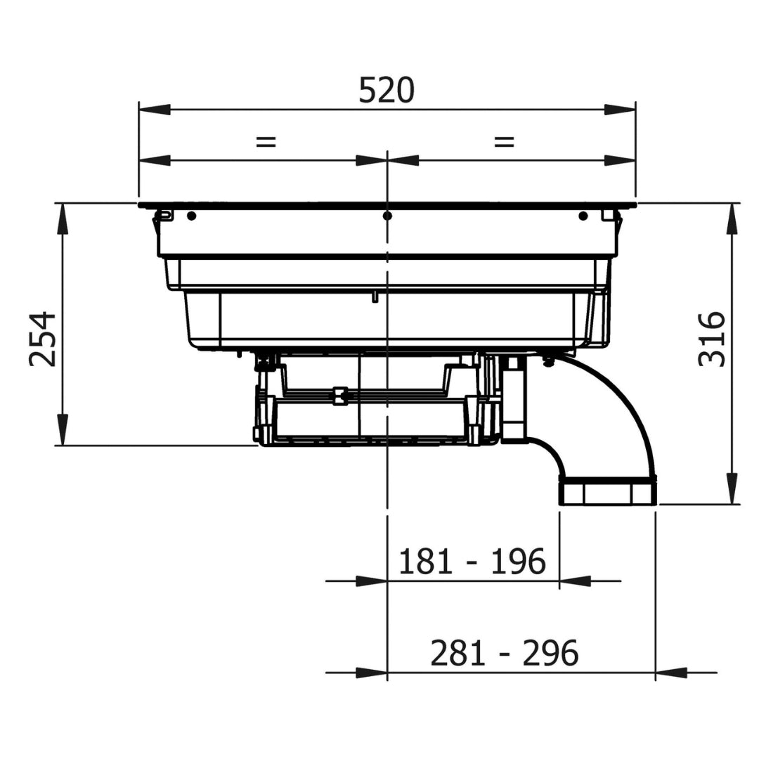 Galvamet PERFECTO 80/A 0EPRC080A368000 Essence Edition Piano Cottura Induzione con Cappa Integrata 4 Zone Bridge 700 m³/h A++ Vetroceramica cm. 80 x 52