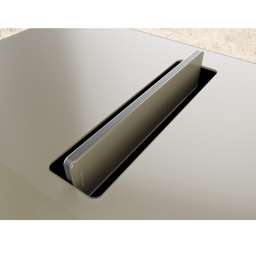 Galvamet PERFECTO 80/A 0EPRC080A368000 Essence Edition Piano Cottura Induzione con Cappa Integrata 4 Zone Bridge 700 m³/h A++ Vetroceramica cm. 80 x 52