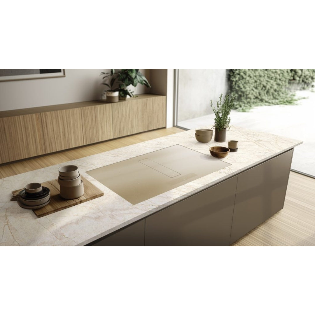 Galvamet PERFECTO 80/A 0EPRC080A368000 Essence Edition Piano Cottura Induzione con Cappa Integrata 4 Zone Bridge 700 m³/h A++ Vetroceramica cm. 80 x 52