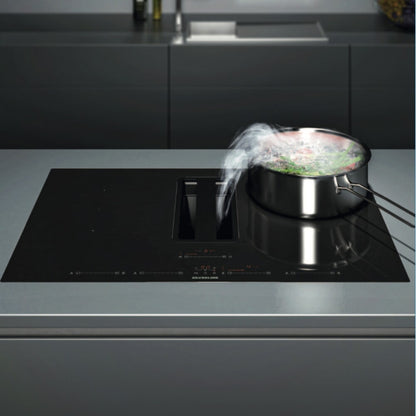 SILVERLINE 7170.8.733.02 Piano Cottura Induzione Cappa Integrata 4 Zone Cottura cm. 85 x 52