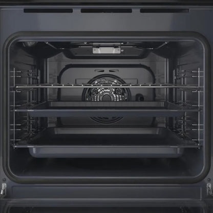 INDESIT IOK58HSB Forno da Incasso Multifunzione Elettrico Nero Classe A+ Cottura a Vapore Pulizia Steam&Clean