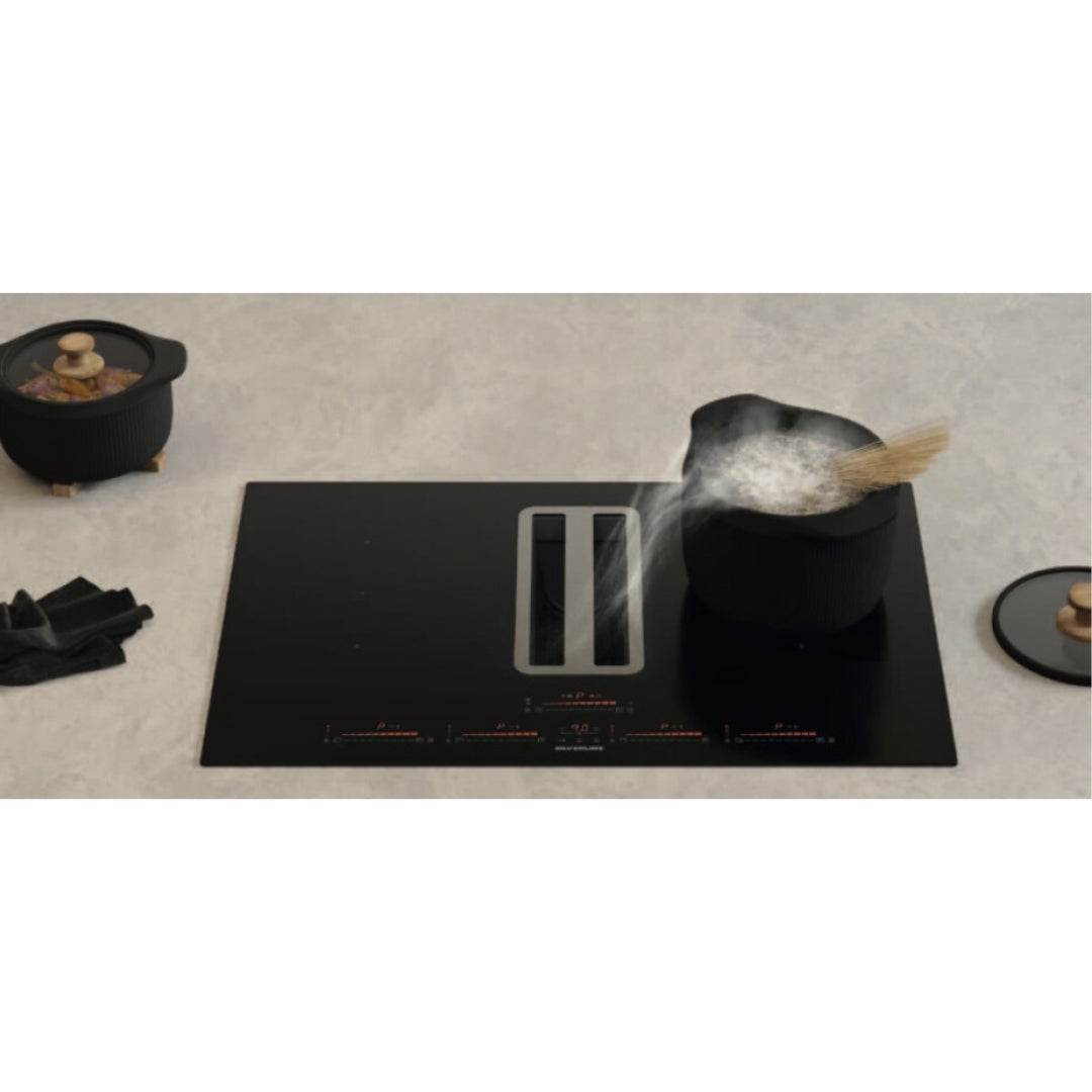 SILVERLINE 7170.8.733.02 Piano Cottura Induzione Cappa Integrata 4 Zone Cottura cm. 85 x 52