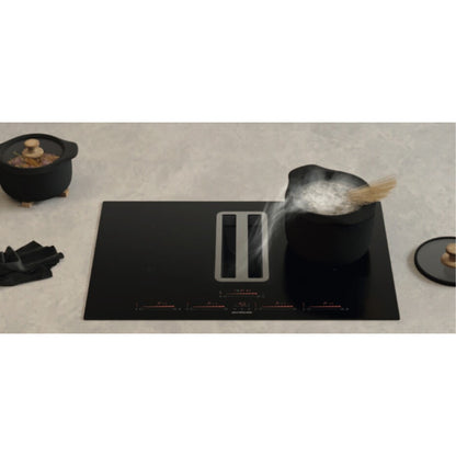 SILVERLINE 7170.8.733.02 Piano Cottura Induzione Cappa Integrata 4 Zone Cottura cm. 85 x 52