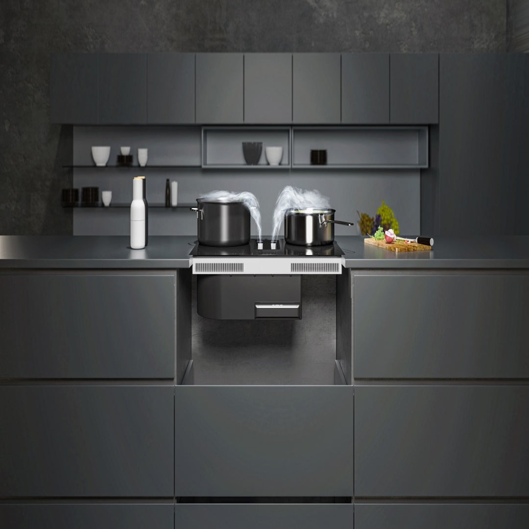 SILVERLINE 7170.8.733.02 Piano Cottura Induzione Cappa Integrata 4 Zone Cottura cm. 85 x 52
