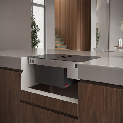 SILVERLINE 7170.8.733.02 Piano Cottura Induzione Cappa Integrata 4 Zone Cottura cm. 85 x 52