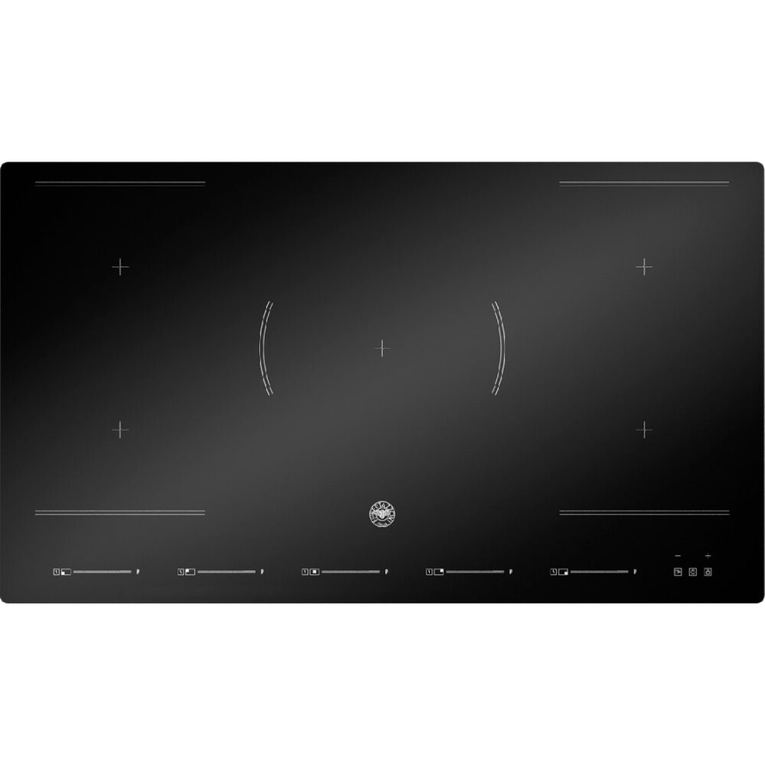 F.LLI BERTAZZONI MODERN P905I2M30NV Piano cottura a Induzione Elettrico Vetroceramica Nero cm. 90 x 52