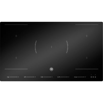 F.LLI BERTAZZONI MODERN P905I2M30NV Piano cottura a Induzione Elettrico Vetroceramica Nero cm. 90 x 52