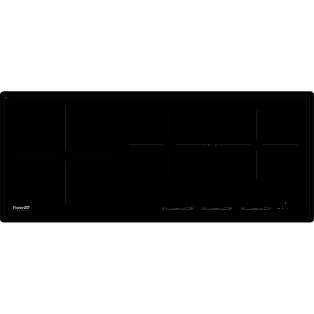 FOSTER S.4000 7330255 Piano Cottura Induzione 3 Zone Cottura Vetroceramica Nero cm. 84 x 35