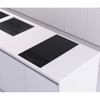 CROMBERG HIK30FB Piano Cottura Induzione 2 Zone Cottura Flex Zone Vetroceramica Nero cm. 29 x 52