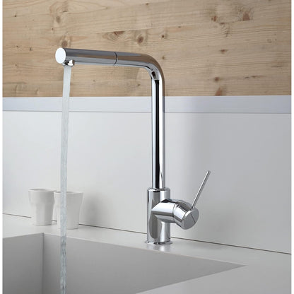 PAINI AMALFI 78CR591A90P3PA Rubinetto Miscelatore Cucina Doccetta Estraibile Cromo