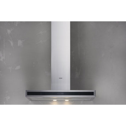 SILVERLINE 3173.9.733.03 Cappa a Parete Inox e Vetro 3 Velocità Classe A cm. 90 x 50
