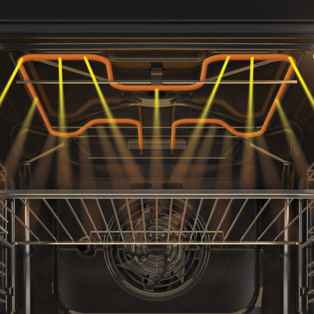 INDESIT IOK58HSB Forno da Incasso Multifunzione Elettrico Nero Classe A+ Cottura a Vapore Pulizia Steam&Clean