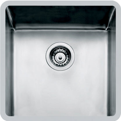 FOSTER 2156850 KE-R15 Lavello Cucina 1 Vasca Acciaio Inox Incasso Sottotop cm. 40 x 40