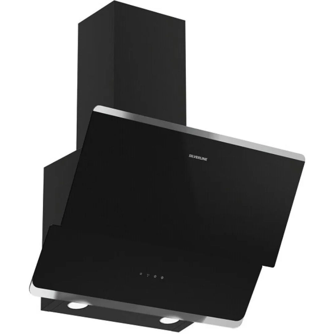 SILVELRINE OSLO 3490.9.733.01 Cappa a Parete Vetro Nera 3 Velocità cm. 89,6 x 113 x 39