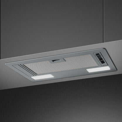 SMEG KSG52E Cappa Aspirante Integrata 3 Velocità Grigia 232 m³/h Luce LED cm. 60