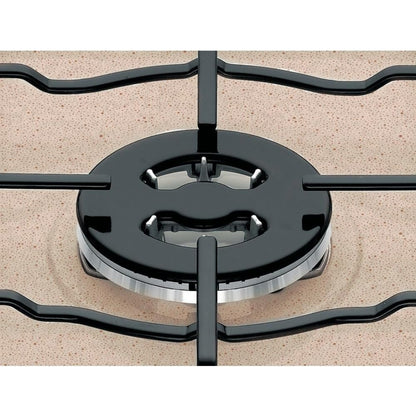 HOTPOINT PCN750TAVR Piano Cottura 5 Fuochi a Gas 1 Tripla Corona Avena cm. 75 x 51