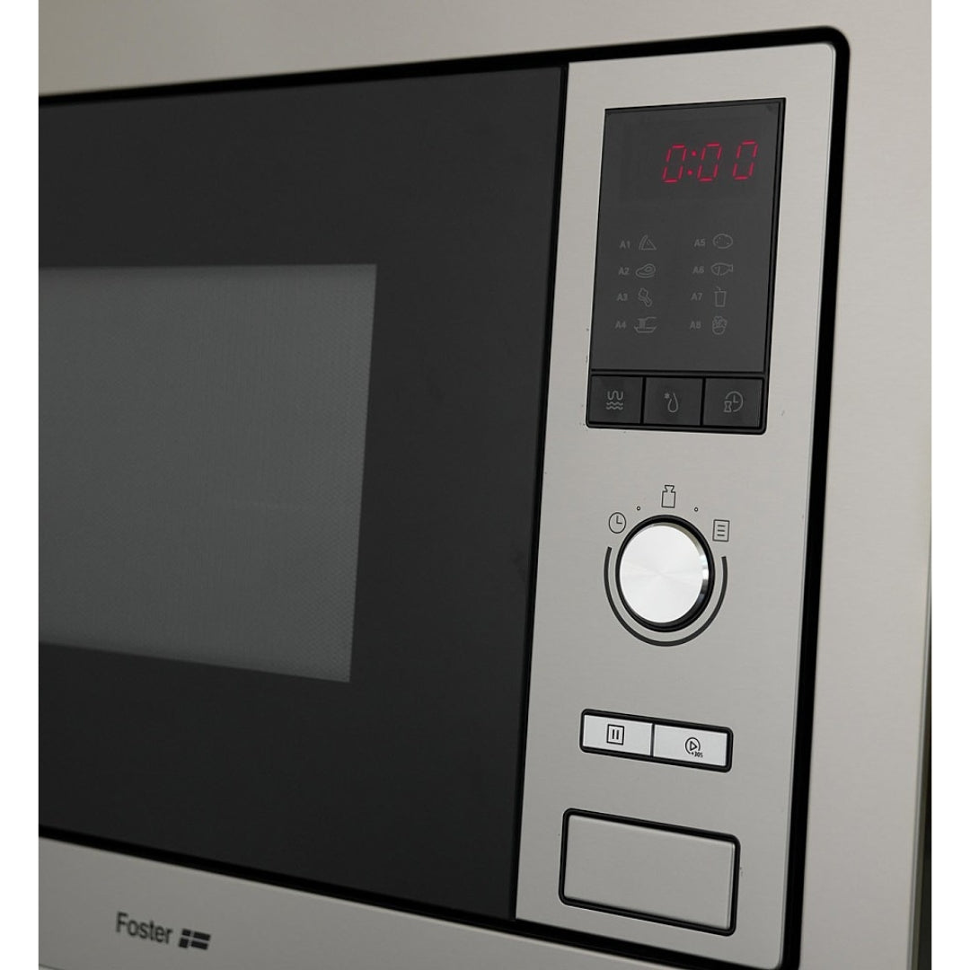 FOSTER KS 7151010 Forno Microonde da Incasso Inox Antimpronta 25 Lt. 900W cm. 60 x 40