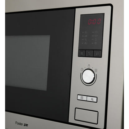 FOSTER KS 7151010 Forno Microonde da Incasso Inox Antimpronta 25 Lt. 900W cm. 60 x 40