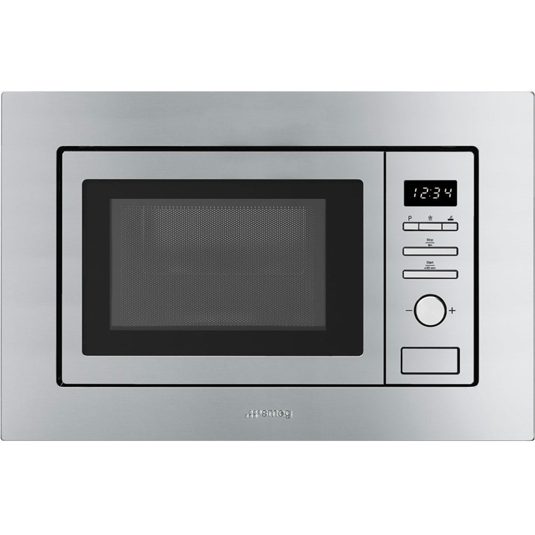 SMEG FMI020X Forno a Microonde Incasso con Grill Colore Inox 20 Lt. 800 W mm. 595 x 388 x 344
