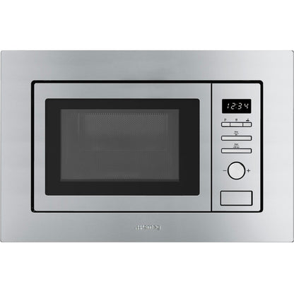 SMEG FMI020X Forno a Microonde Incasso con Grill Colore Inox 20 Lt. 800 W mm. 595 x 388 x 344