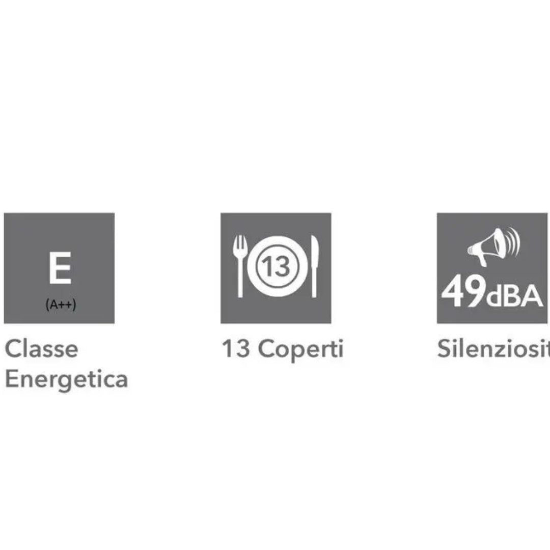 SCHAUB LORENZ SVDW1351 Lavastoviglie Incasso 13 Coperti Classe E 49 dB 5 Prgogrammi Sliding Doors cm. 60 x 86