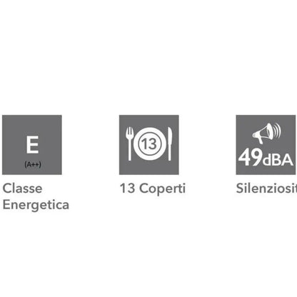 SCHAUB LORENZ SVDW1351 Lavastoviglie Incasso 13 Coperti Classe E 49 dB 5 Prgogrammi Sliding Doors cm. 60 x 86