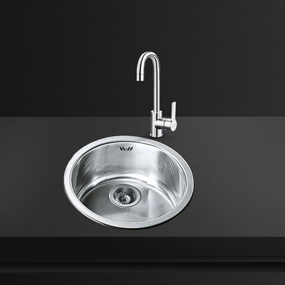 SMEG MI4CR Miscelatore Monocomando con Canna Girevole Cromo