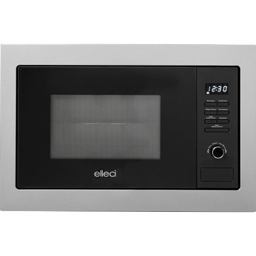ELLECI PLANO MW FIAP281INWS Forno Microonde Grill 5 Livelli Potenza Inox 28 Lt. cm 60 x 40