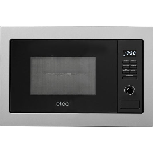 ELLECI PLANO MW FIAP281INWS Forno Microonde Grill 5 Livelli Potenza Inox 28 Lt. cm 60 x 40