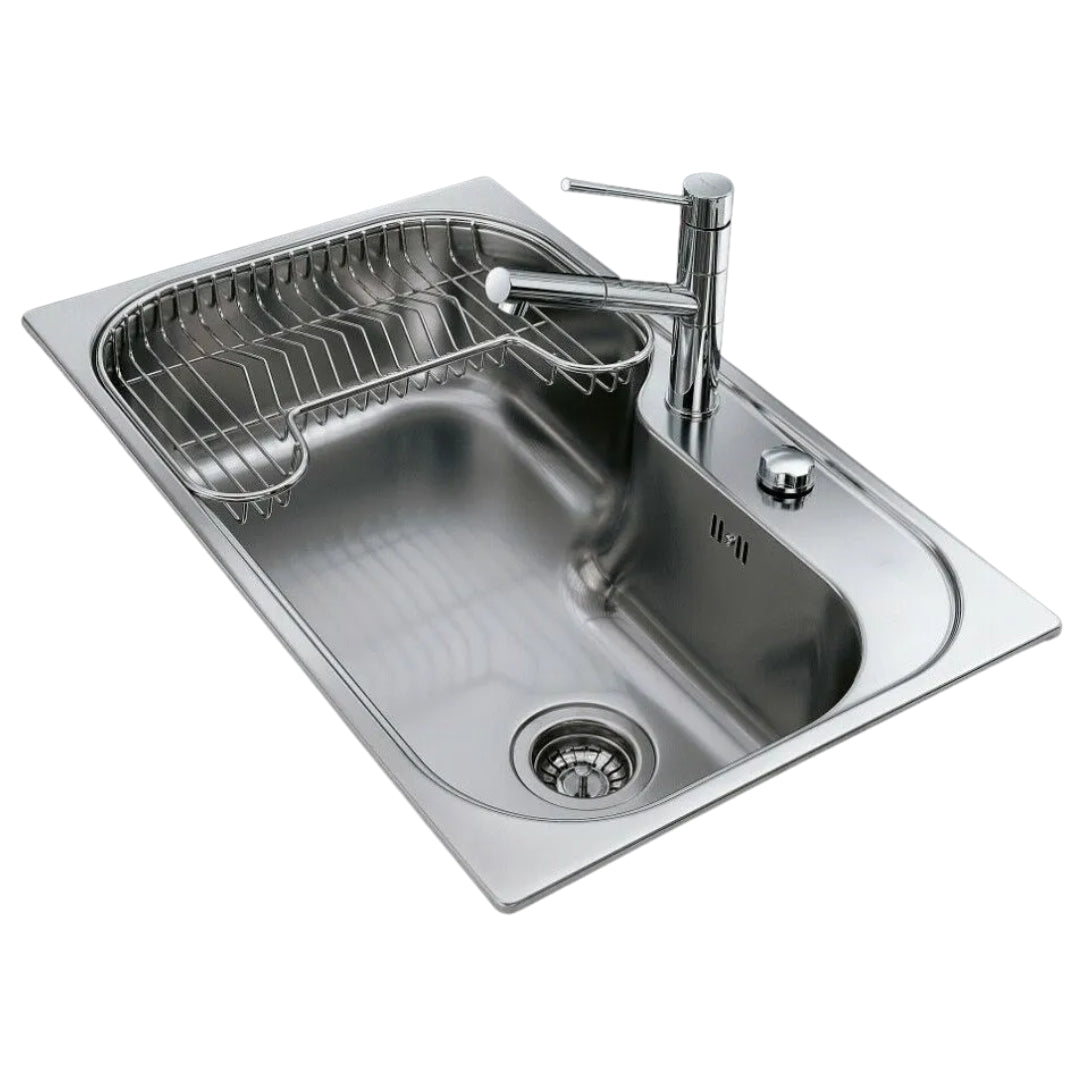 FOSTER TORNADO 1579660 Lavello Cucina Inox Spazzolato 1 Vasca Incasso cm 79x50