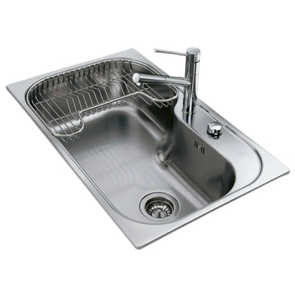 FOSTER TORNADO 1579660 Lavello Cucina Inox Spazzolato 1 Vasca Incasso cm 79x50