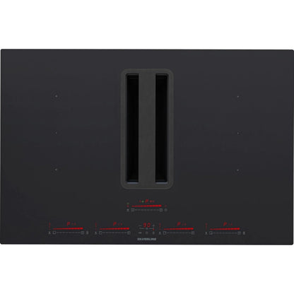 SILVERLINE 7170.8.733.02 Piano Cottura Induzione Cappa Integrata 4 Zone Cottura cm. 85 x 52