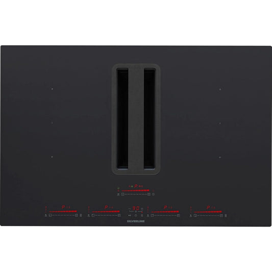 SILVERLINE 7170.8.733.02 Piano Cottura Induzione Cappa Integrata 4 Zone Cottura cm. 85 x 52