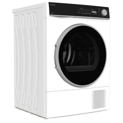 SHARP KD-NHB0S7GW21 Asciugatrice a Pompa di calore 8 kg Bianca Classe A++ 15 Programmi mm. 845 x 596 x 609