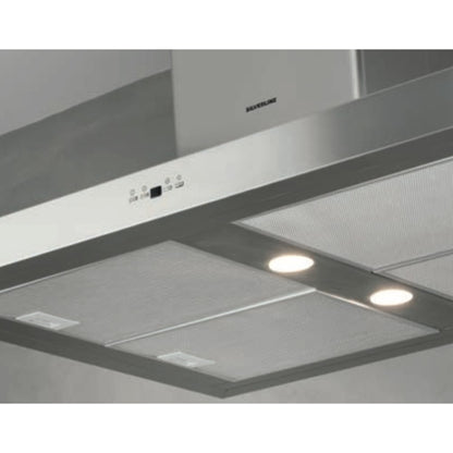 SILVERLINE 4110.2.733.01 Cappa a Isola Illuminazione LED Inox cm. 120 x 66