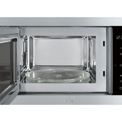 SMEG FMI020X Forno a Microonde Incasso con Grill Colore Inox 20 Lt. 800 W mm. 595 x 388 x 344