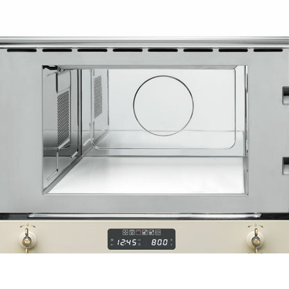 SMEG COLONIALE MP822PO Forno Microonde Incasso 6 Funzioni Display LCD cm. 60 x 35